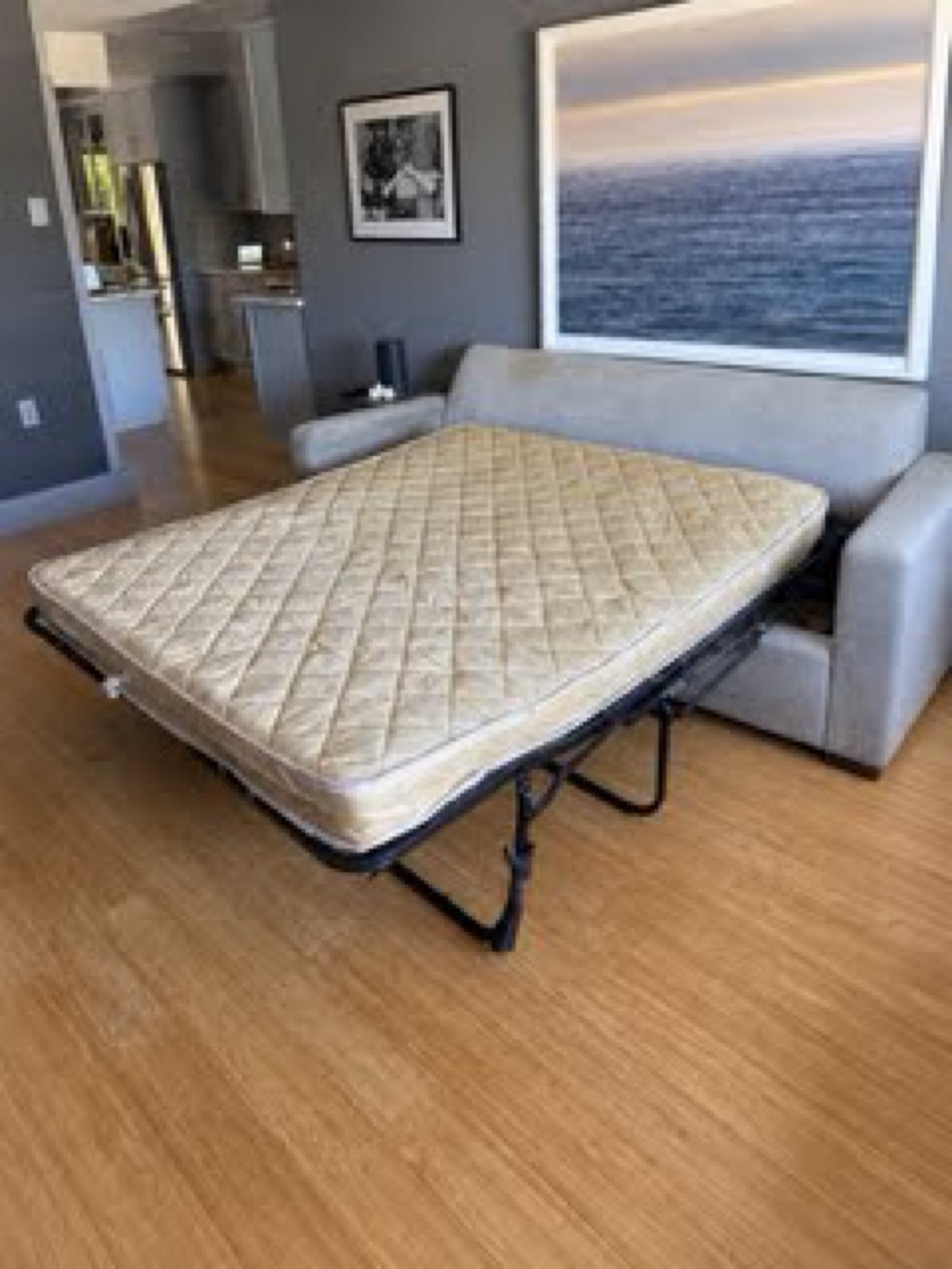 RH Belgian Track Arm 8' Sleeper Sofa - older in-home sleeper view 30