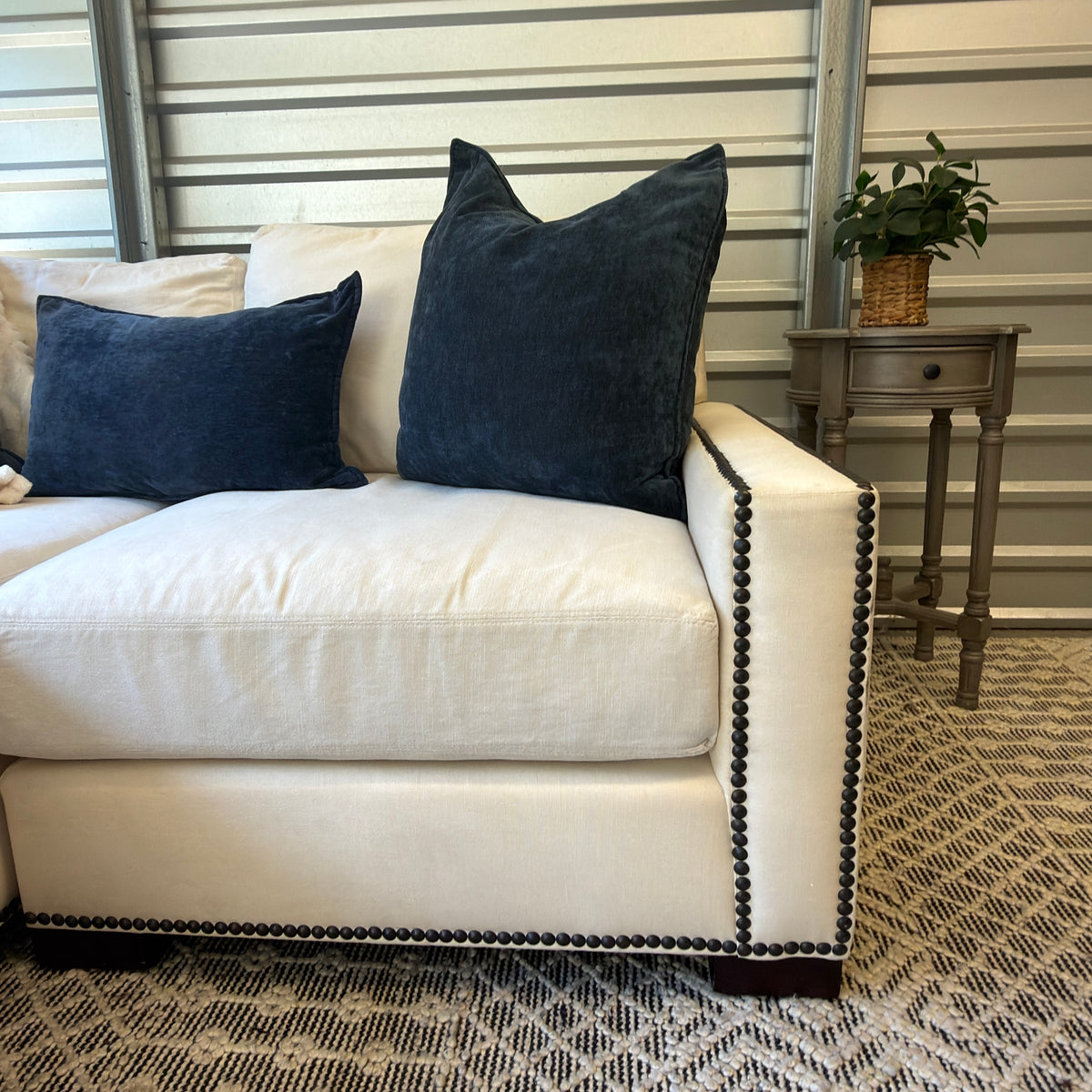 Pottery Barn ivory compact chaise sectional — IMG_8202.JPG