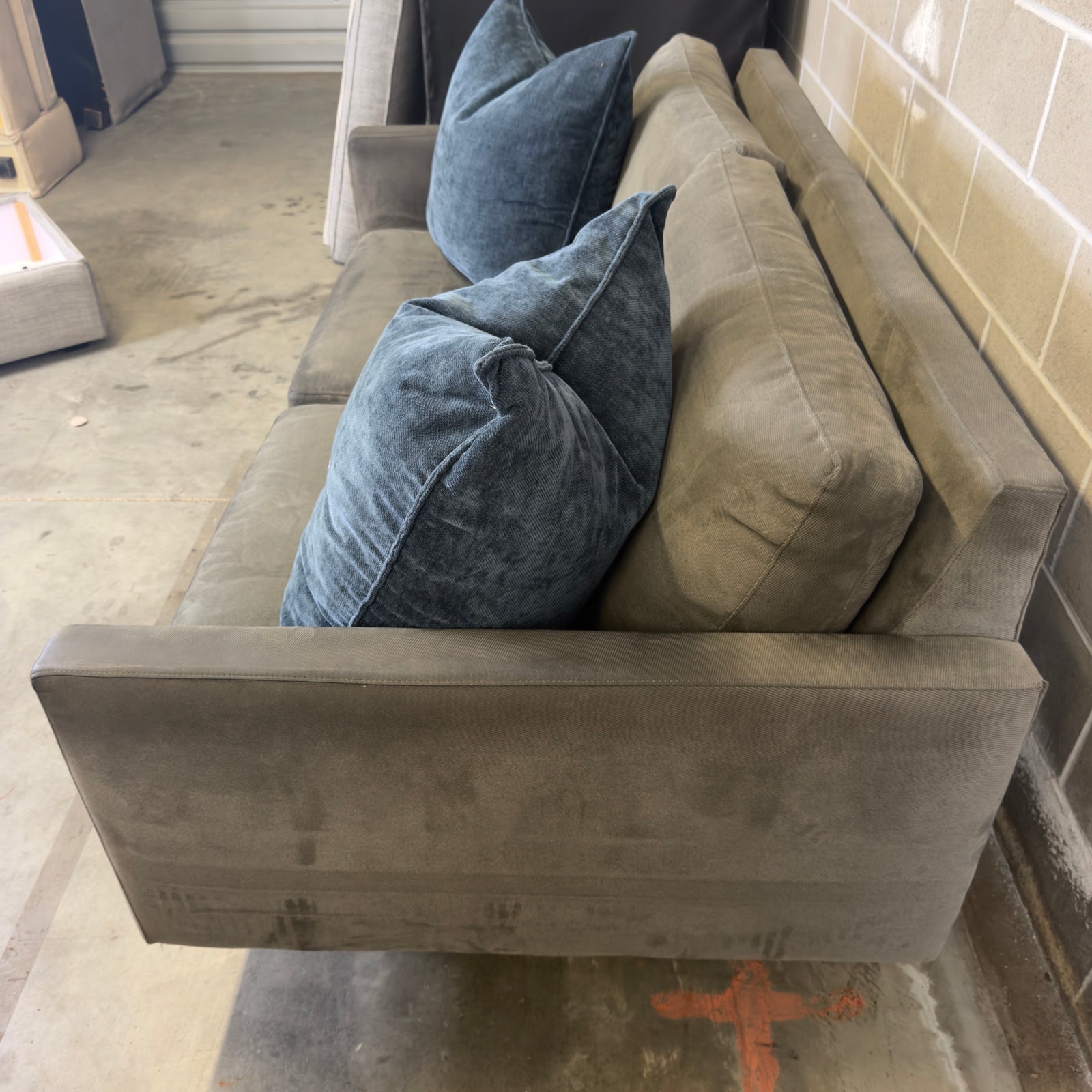 Dark gray Room & Board Jasper sofa - gallery view 5
