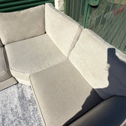 Pottery Barn Pearce three-piece sectional - wide view