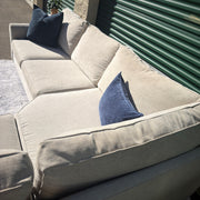 Pottery Barn Pearce sectional - corner wedge detail