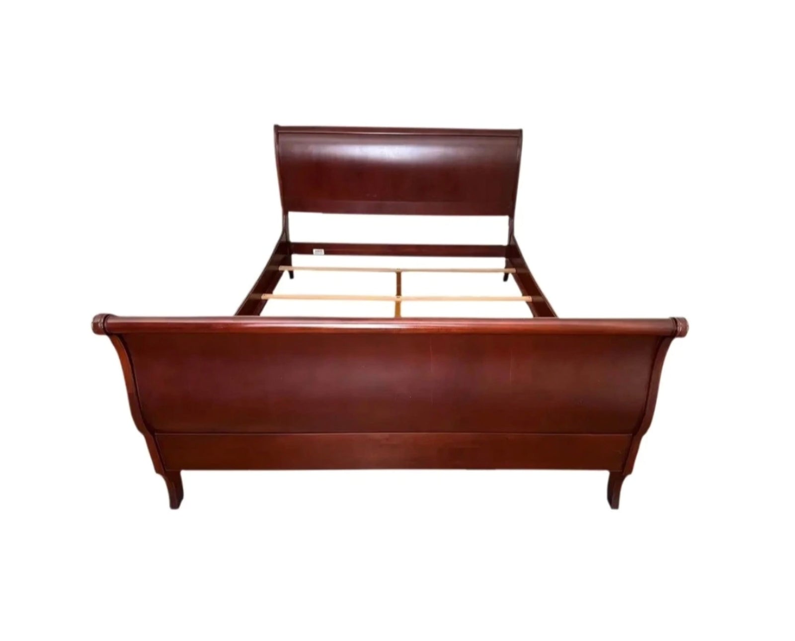 Ethan Allen king sleigh bed - full frame view