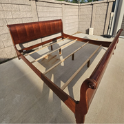 Ethan Allen king sleigh bed - side view