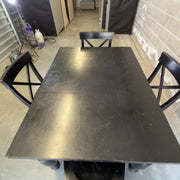 Pottery Barn Amherst dining set - table and chair condition view