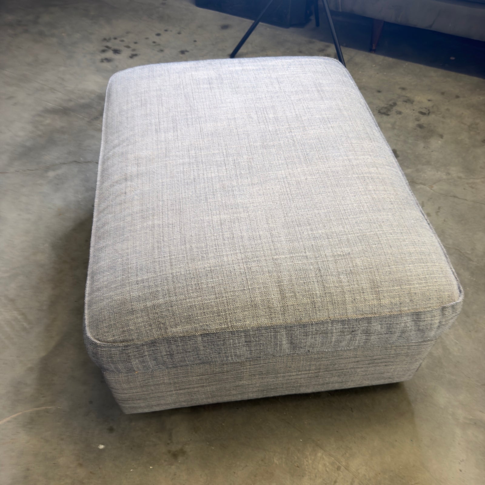 Gray IKEA Kivik Storage Ottoman