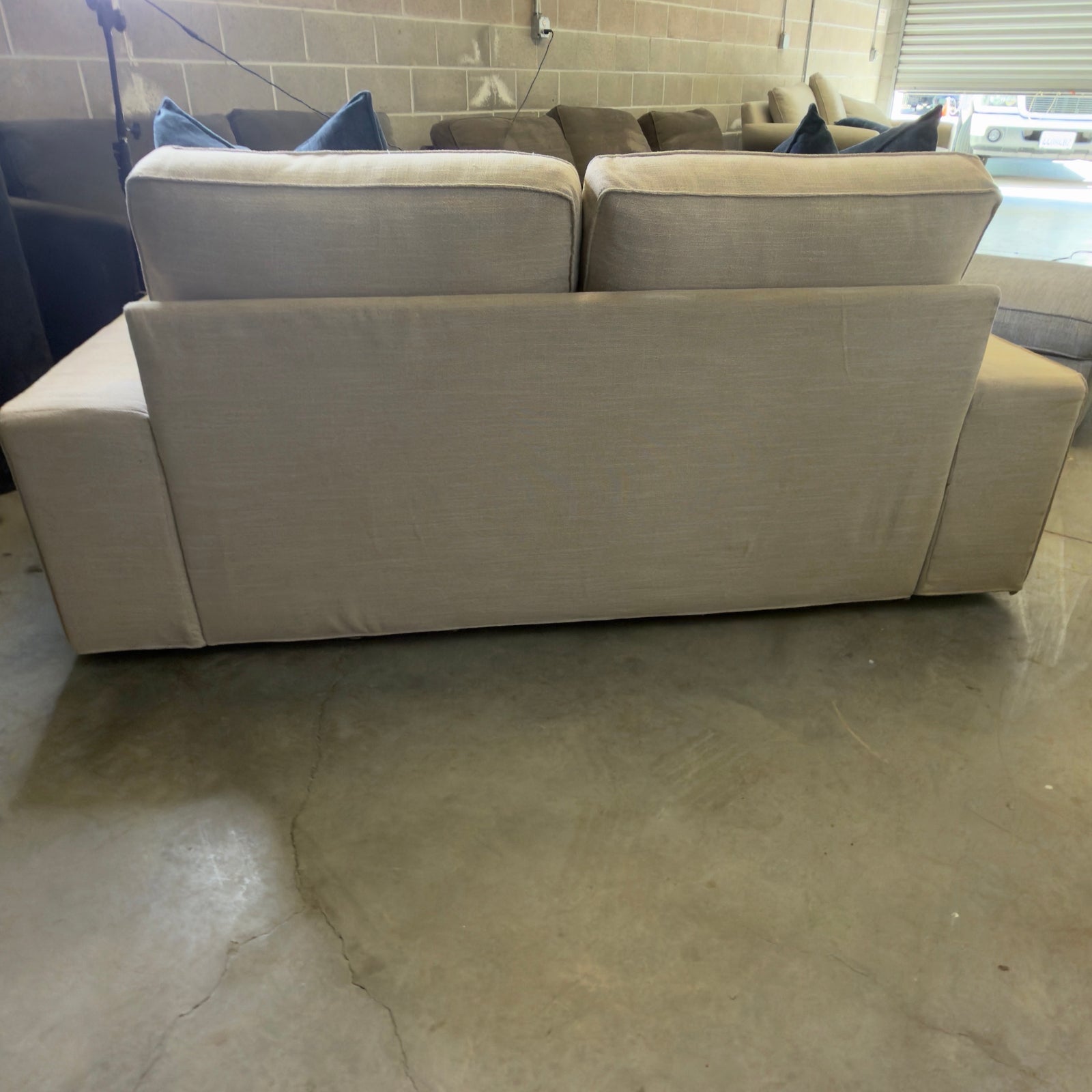 Beige IKEA Kivik Sofa