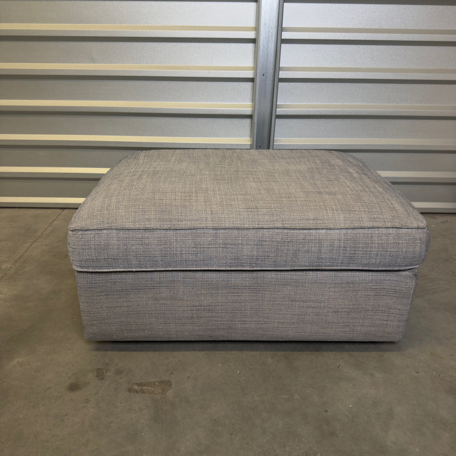 Used gray IKEA Kivik storage ottoman, for sale at Couch Potato Furniture in Hayward, California