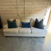 Ashley Antonlini oversized beige sofa - straight front view