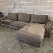 Brown IKEA Kivik two-piece sectional with chaise - gallery view 5