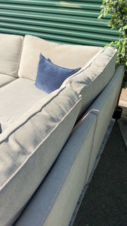 Pottery Barn Pearce sectional - rear and side view