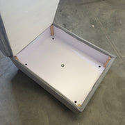 Gray IKEA Kivik Storage Ottoman