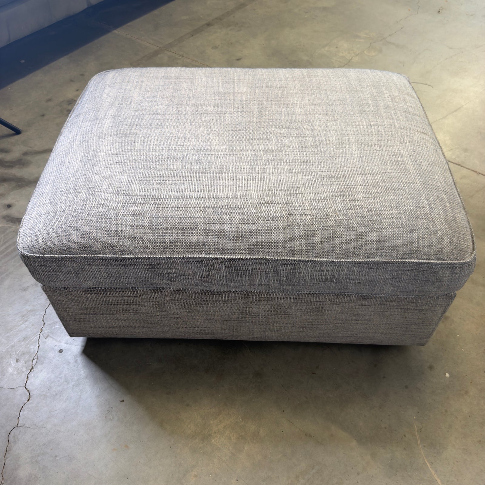 Gray IKEA Kivik Storage Ottoman