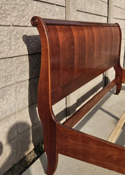 Ethan Allen king sleigh bed - high-angle full frame view