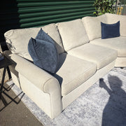 Pottery Barn Pearce sectional - side angle