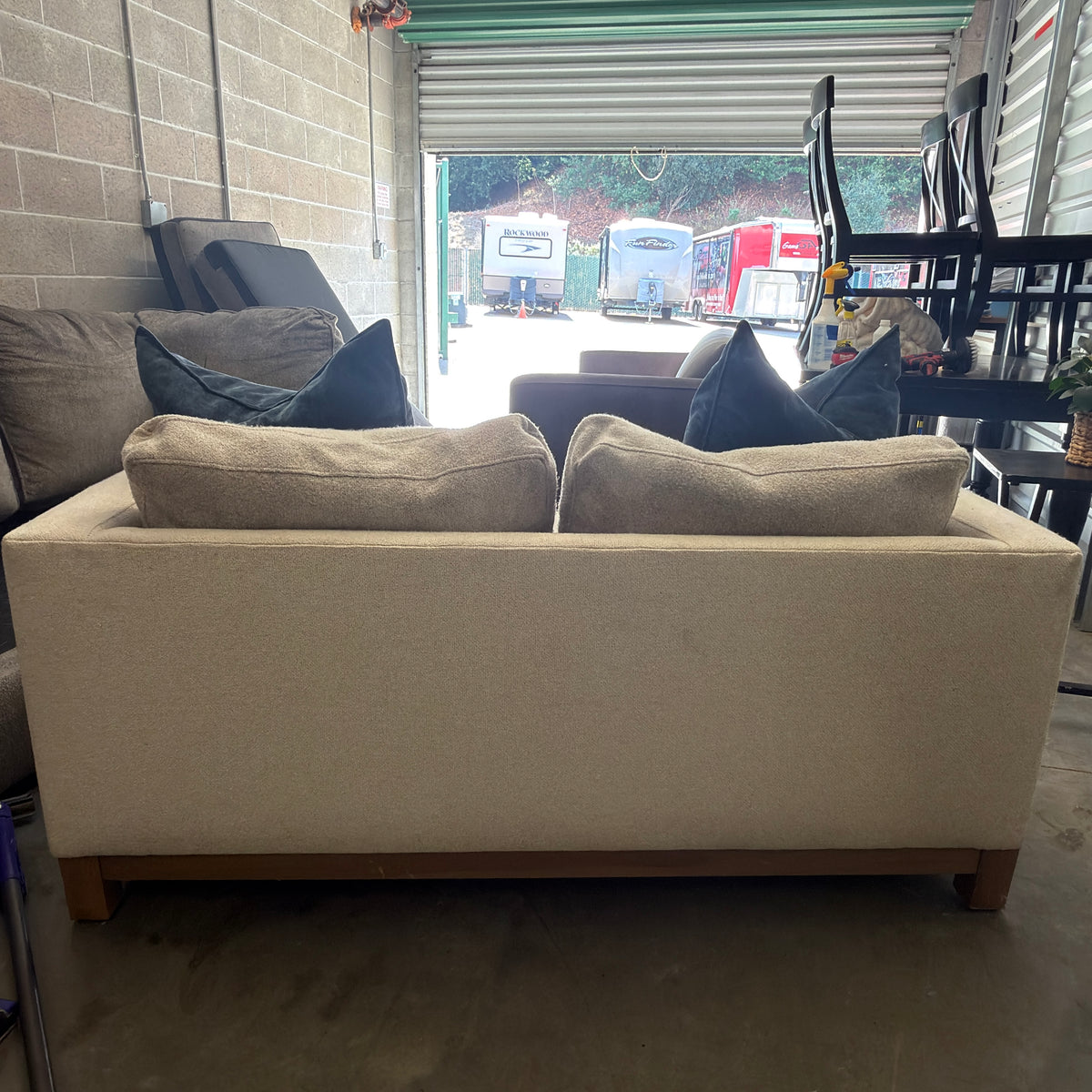 Pottery Barn Jake Seadrift Loveseat