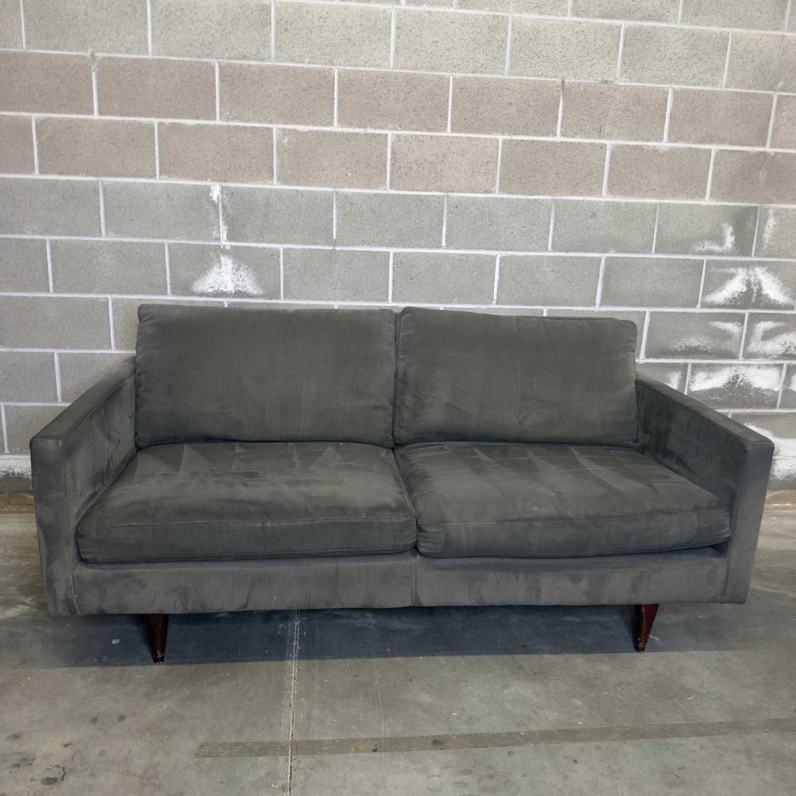 Dark gray Room & Board Jasper sofa - gallery view 2