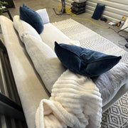 RH Belgian Track Arm 8' Sleeper Sofa - rear upholstery view 27