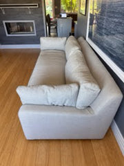 RH Belgian Track Arm 8' Sleeper Sofa - older in-home rear and side view 32