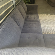 Ashley Maier charcoal gray chaise sectional, view 12