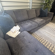 Ashley Maier charcoal gray chaise sectional, view 15