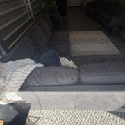 Ashley Maier charcoal gray chaise sectional, view 19