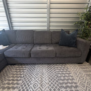 Ashley Maier charcoal gray chaise sectional, view 20