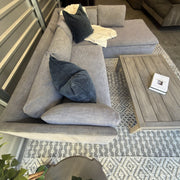 West Elm Shelter sectional detail photo