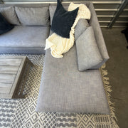 West Elm Shelter sectional detail photo
