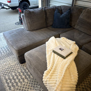 Ashley gray U-shaped sectional and storage ottoman — actual item IMG_8459.JPG