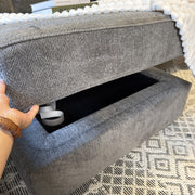 Ashley gray U-shaped sectional and storage ottoman — actual item IMG_8469.JPG