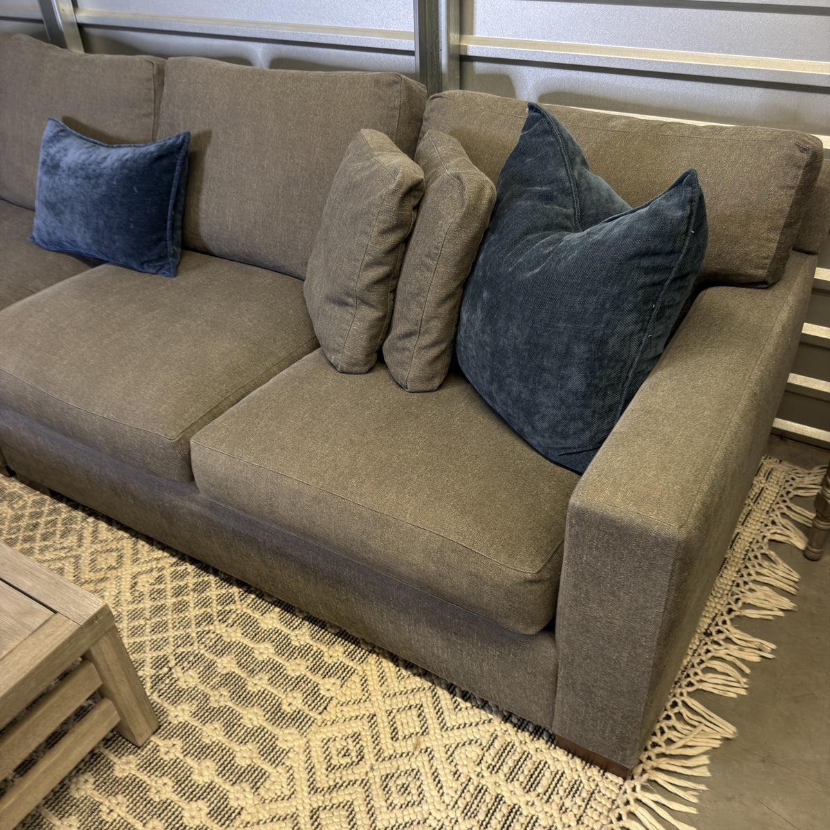 Crate & Barrel gray sectional — actual item IMG_8522.JPG