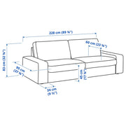 Beige IKEA Kivik Sofa
