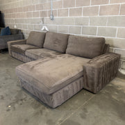 Brown IKEA Kivik two-piece sectional with chaise - gallery view 3