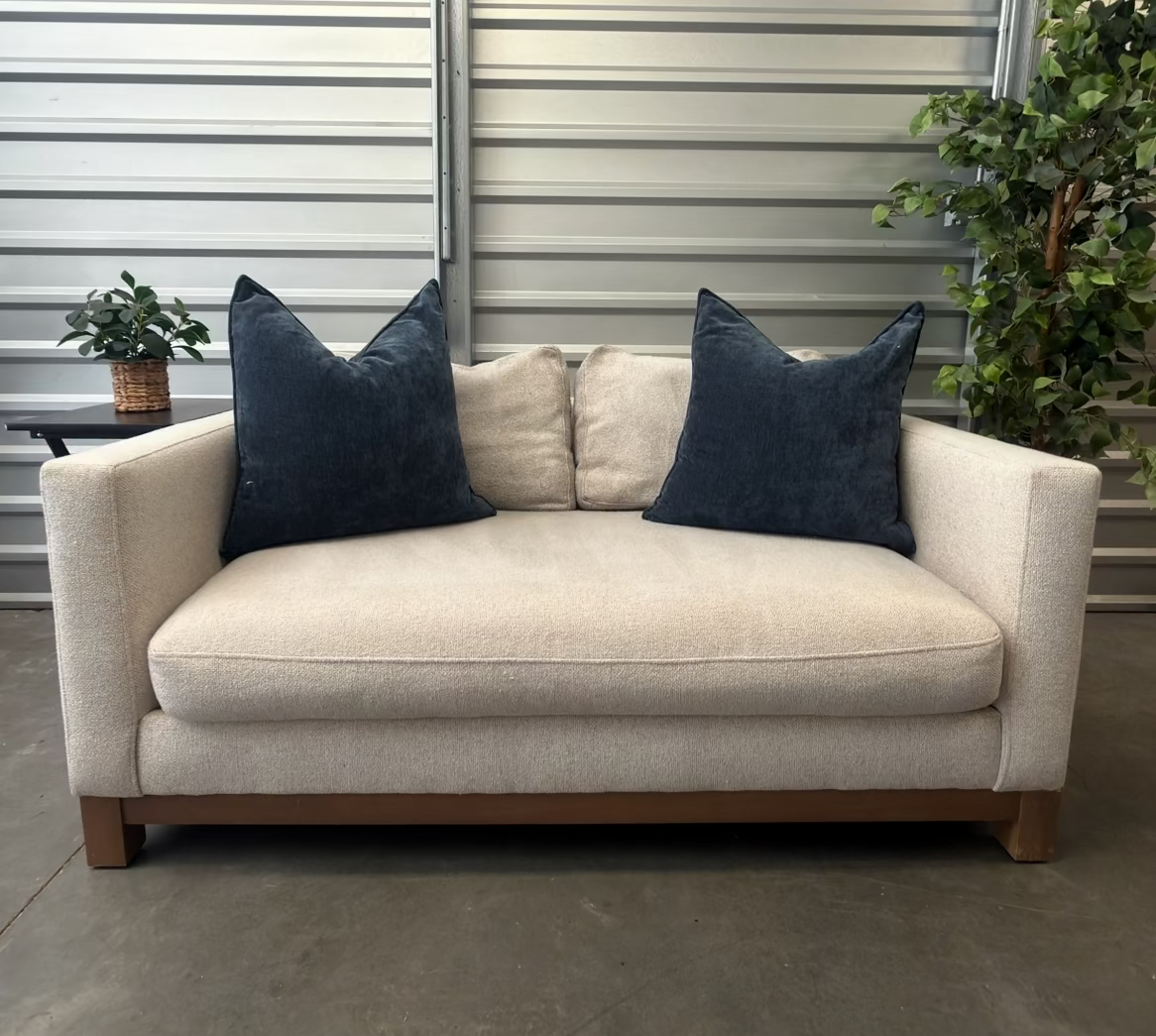 Pottery Barn Jake Seadrift Loveseat