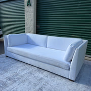 Cream Restoration Hardware sofa - side angle
