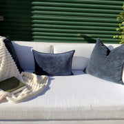 Cream Restoration Hardware sofa - back view