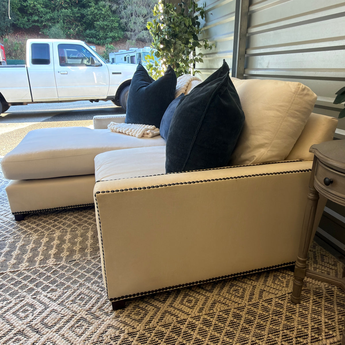 Pottery Barn ivory compact chaise sectional — IMG_8201.JPG