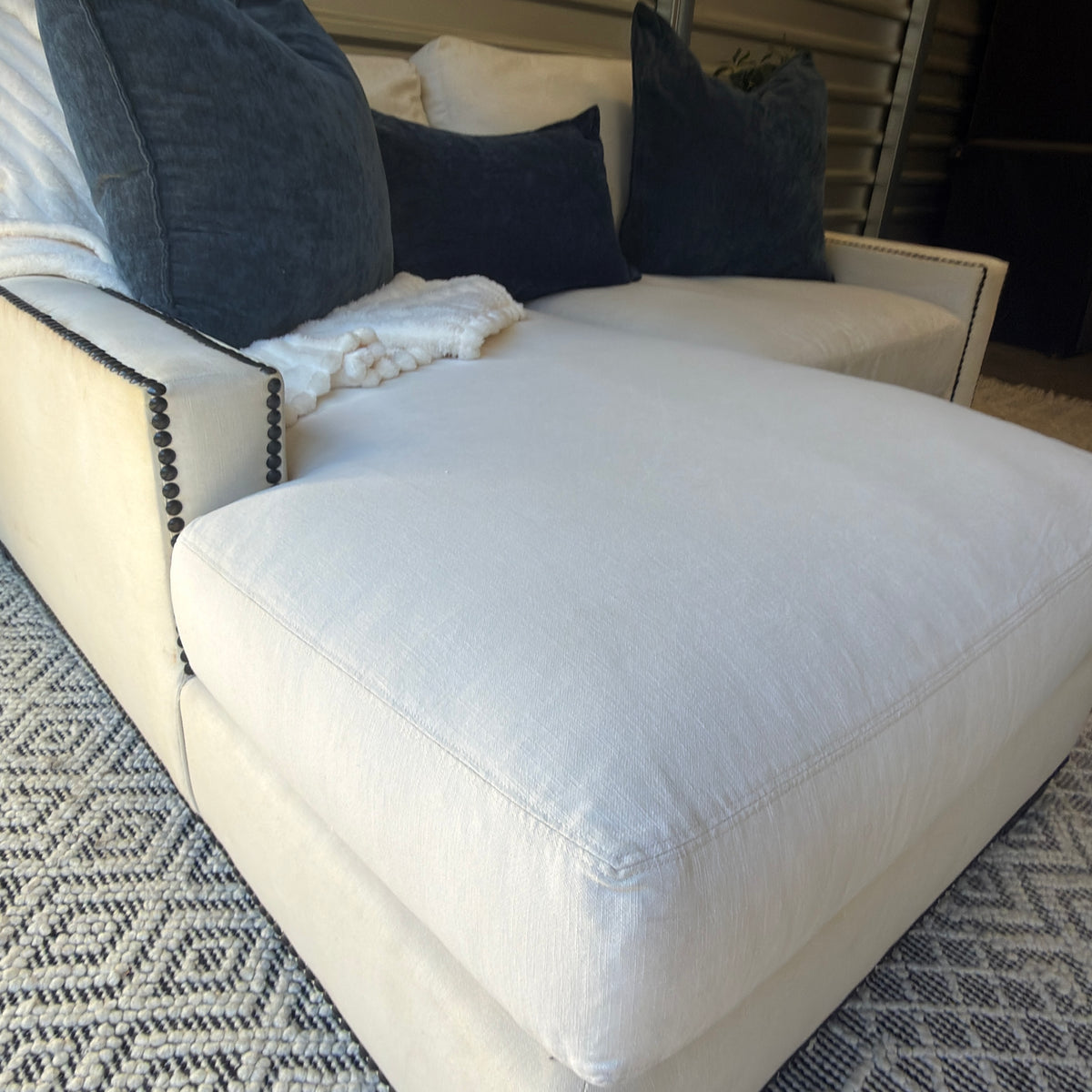 Pottery Barn ivory compact chaise sectional — IMG_8205.JPG